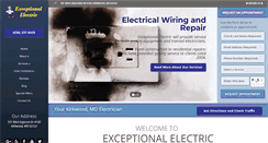 Desktop Screenshot of exceptionalelectric.com
